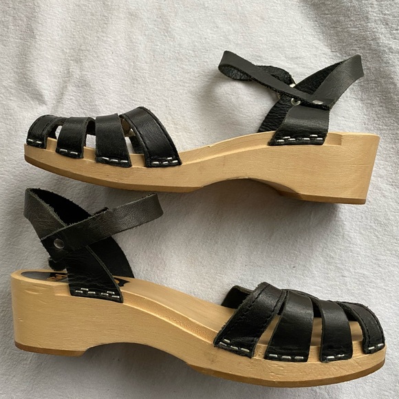 Swedish Hasbeens Leather Sandal - Picture 4 of 8